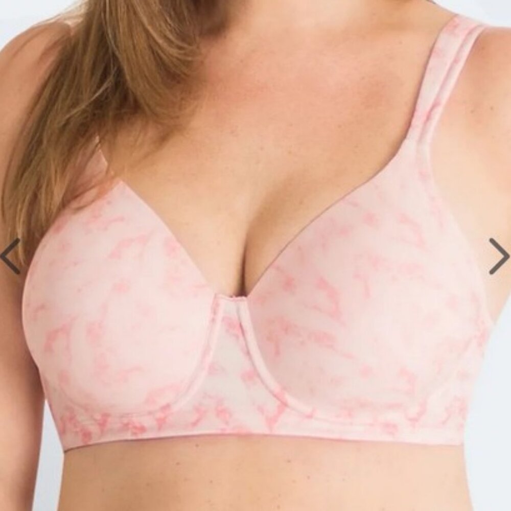 Leading Lady Underwire T-Shirt Bra 50D Pink 5028 NEW